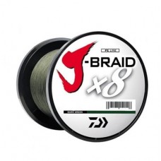 Daiwa J-Braid X8 Dark Green Braided Line 3300yd